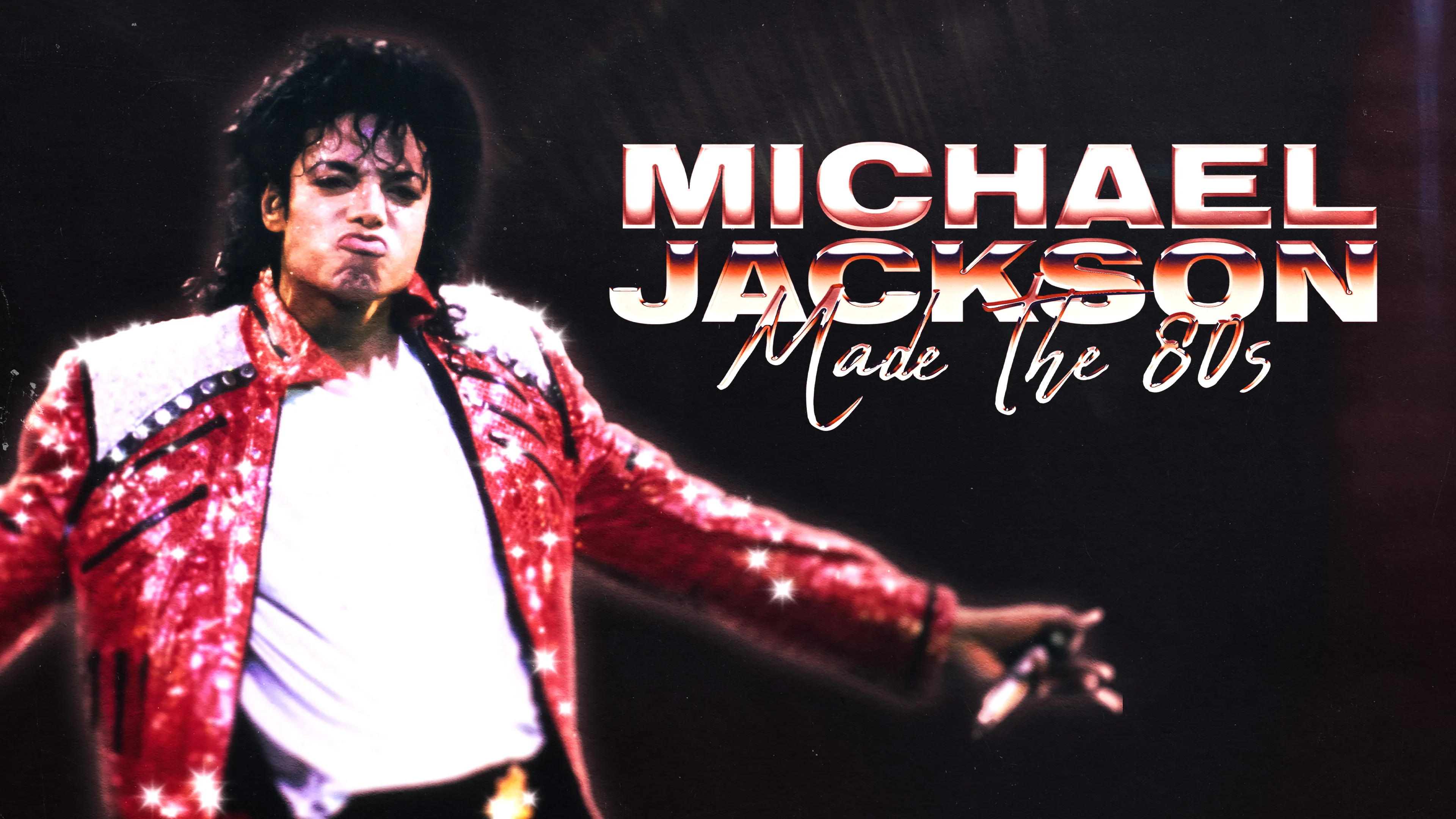 Michael Jackson Made the 80s poster